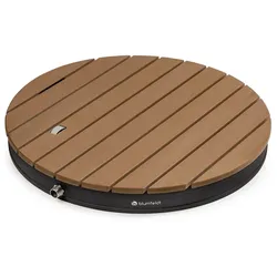blumfeldt Gartendusche Pooldusche - Aluminium Campingdusche - Schwarz