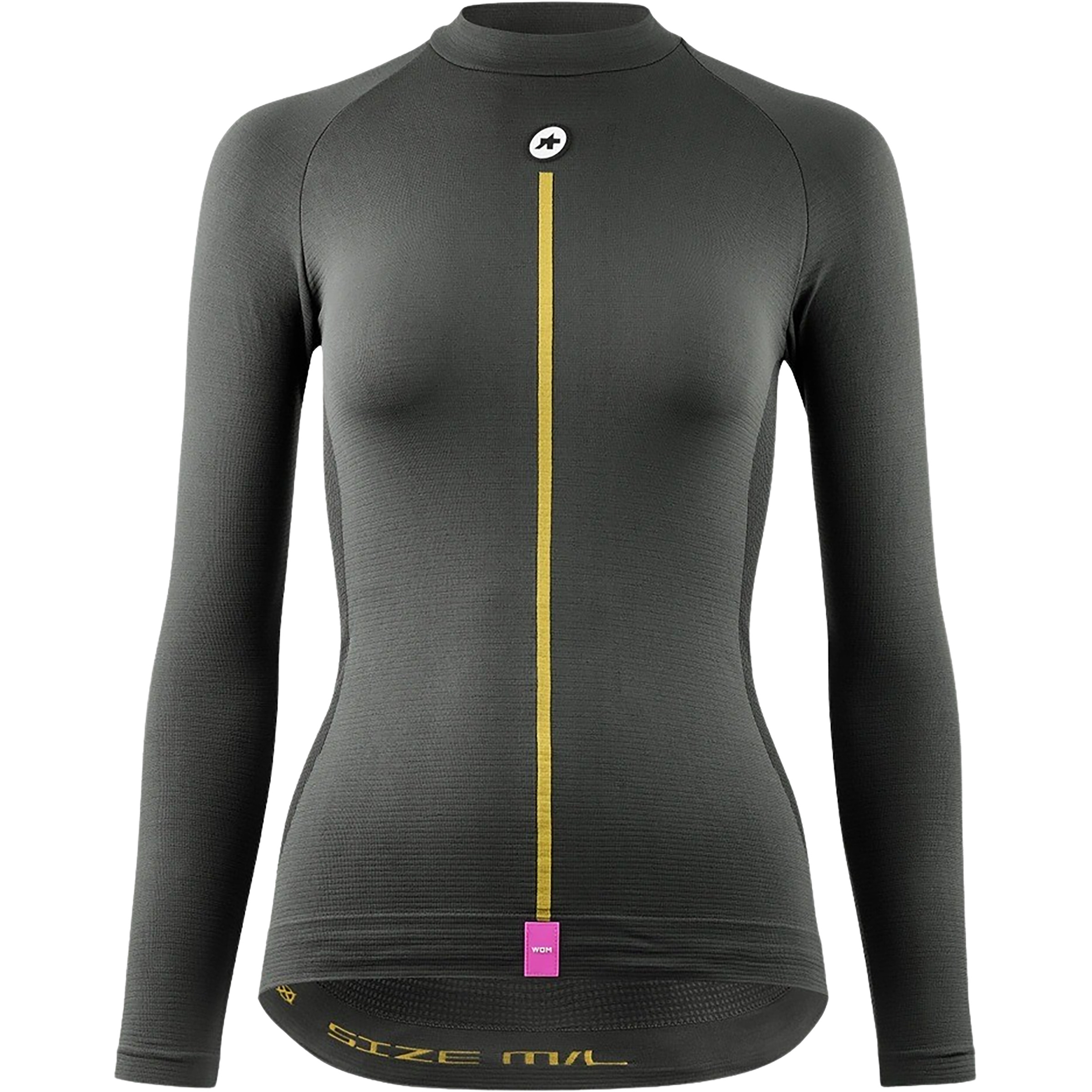 Assos Spring Fall Skin Layer P1 Damen Langarm Unterhemden grau Größe XL Geruchsneutralisierend