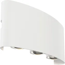 Außenwandleuchte Strato Weiß max. 6 Watt Wandlampe