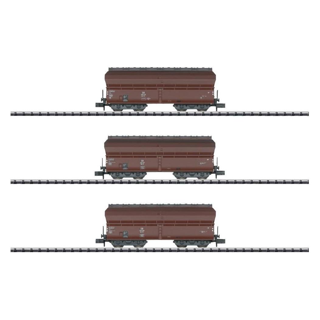 MiniTrix 18268 N 3er-Set Selbstentladewagen Kokstransport Teil 1 der DB (Spur N) (18268)