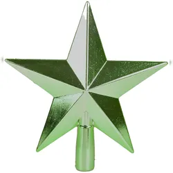 Baumspitze Stern Christbaumspitze Tannenbaumspitze Baumschmuck Weihnachtsdeko grün