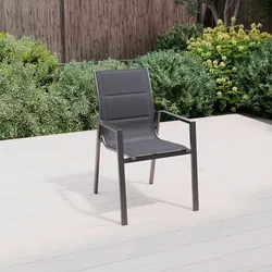 Gartenstuhl Anzio 1 Anthrazit Aluminium