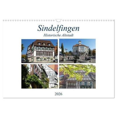 Sindelfingen - Historische Altstadt (Wandkalender 2026 DIN A3 quer), CALVENDO Monatskalender