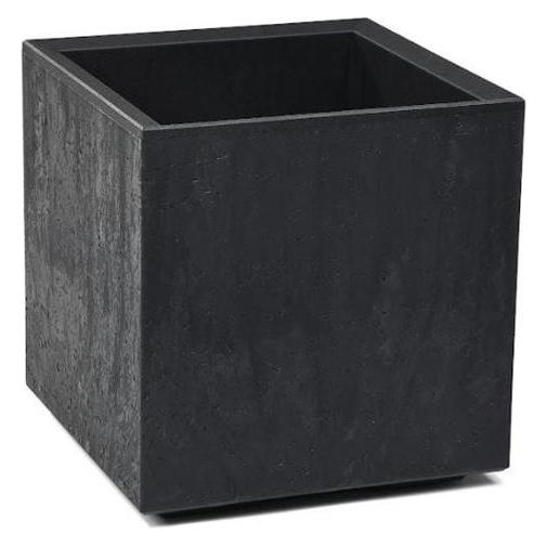 Lamela Pot with water reservoir, plastic, black (66238725)
