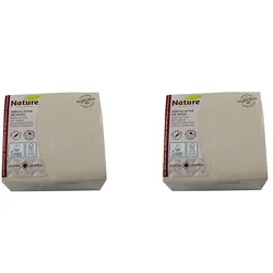 Hostelnovo del Valles Hostelnovo - 2er-Pack Servietten Farbe Nature 16 x 16 cm