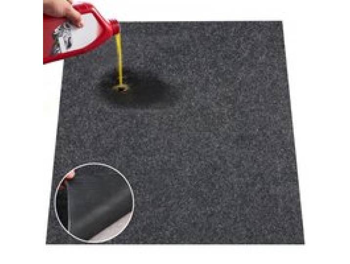 VEVOR Garagenbodenmatte 2011,7 x 2590,8 x 2,4 mm Werkstattboden 820-850 g/m² Garagenboden Filz & TPE Öl Auffangmatte Garagenmatte Servicematte Bodenschutz Bodenplatten für Garage