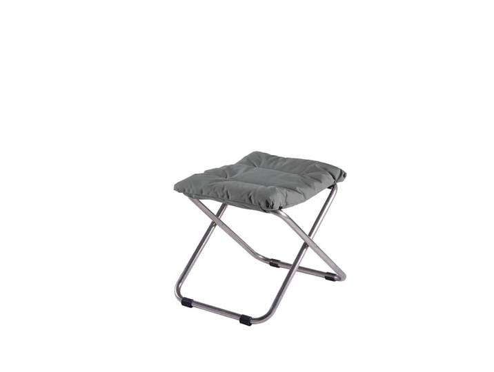 Fiam Tabouret Chico Soft Anthracite-support en aluminium