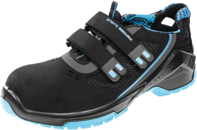 STEITZ SECURA Sandales noir/bleu VD PRO 1000 ESD, S1 XB, Pointure UE : 48 (VD PRO 1000 ESD XB 48/49)
