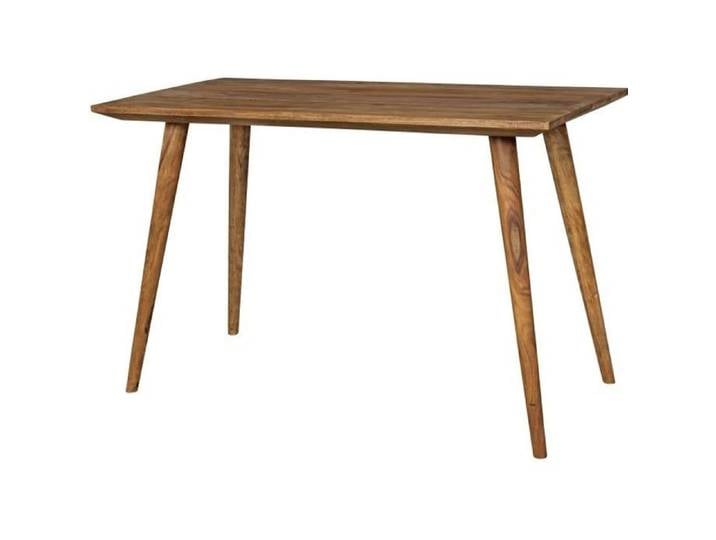 FineBuy Table à Manger 120 cm Bois Massif Sheesham Rectangulaire Rustique