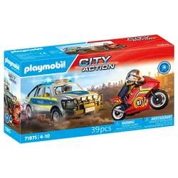 PLAYMOBIL 71875 - City Action - Verfolgungsjagd mit Polizei Pick-Up
