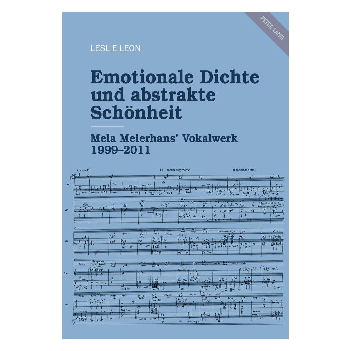 Peter Lang Emotionale Dichte und abstrakte Schönheit (Deutsch, Softcover, Leslie Leon) (7390075)