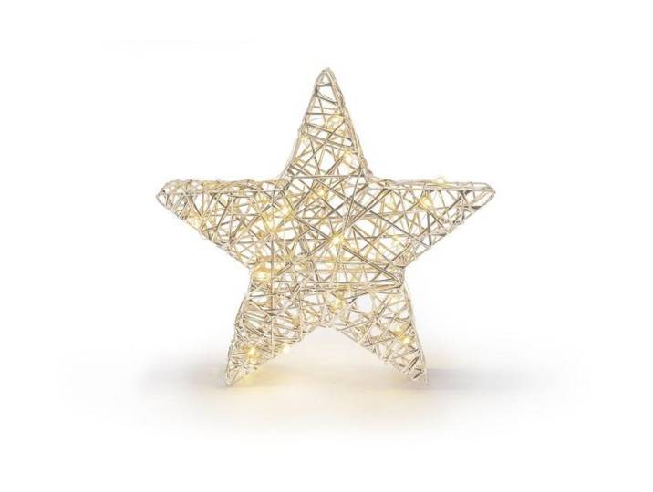 STT LED Dekofigur standing star, 35 , gold (goldfarben), H: 34cm, Leuchten, LED Dekofigur