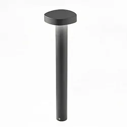 Zafferano Ciottolo - LED-Pollerleuchte für den Außenbereich IP54 7W 3000K modernes Design aus Aluminium für Gärten und Wege - 70 cm Corten