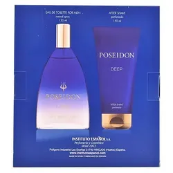Institito Español Poseidon Deep Eau De Toilette Spray 150ml Set 2 Artikel