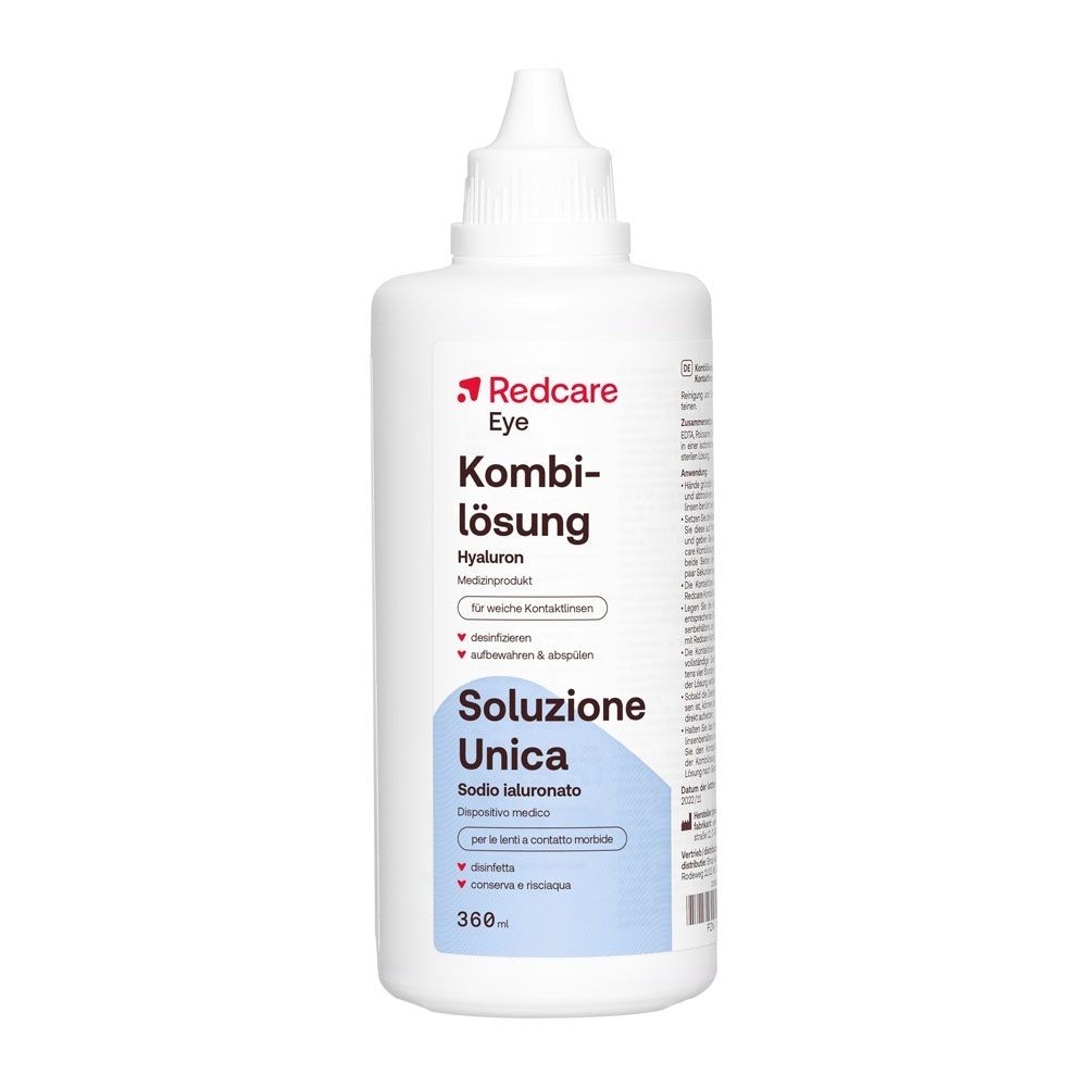 Redcare Eye Kombilösung f.weiche Kontaktlinsen 360dpt ml Solution