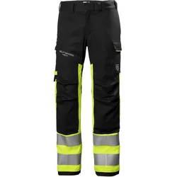 Multinorm Bundhose Kl. 1 "FYRE" gelb - C46 - schwarz, gelb