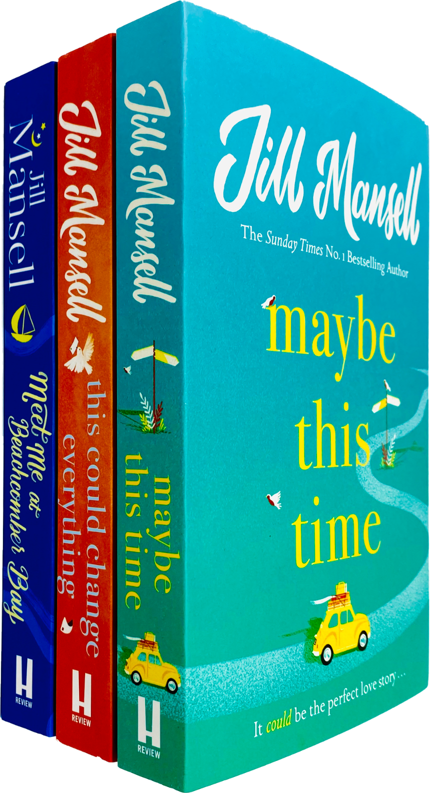 Headline Review Jill Mansell 3 Book Set – This Could Change Everything, Maybe This Time & Beachcomber Bay Romance Collection
