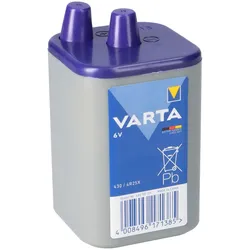 Varta 430 4R25X Batterie 6V 7,5Ah – passend für Alarmanlagen, Dauerlicht- & Arbeitsleuchten