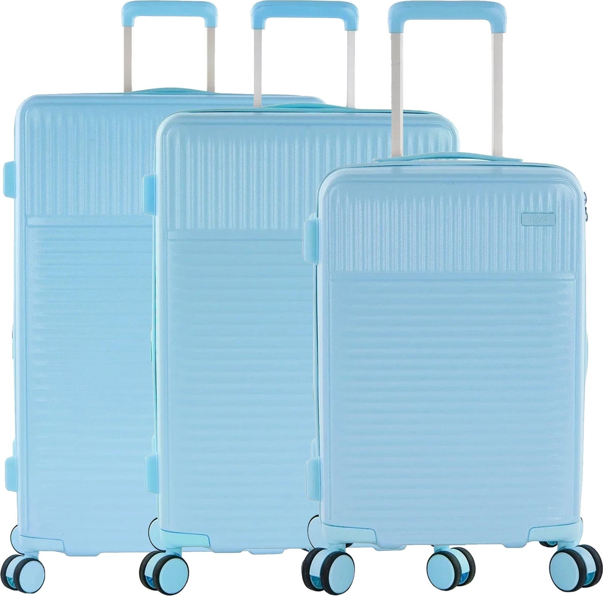 Heys Pastel - 4-Rollen-Trolley Set 3tlg. erw. (blue)