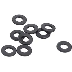 Aluminium Unterlegscheibe M4 x 1 mm schwarz