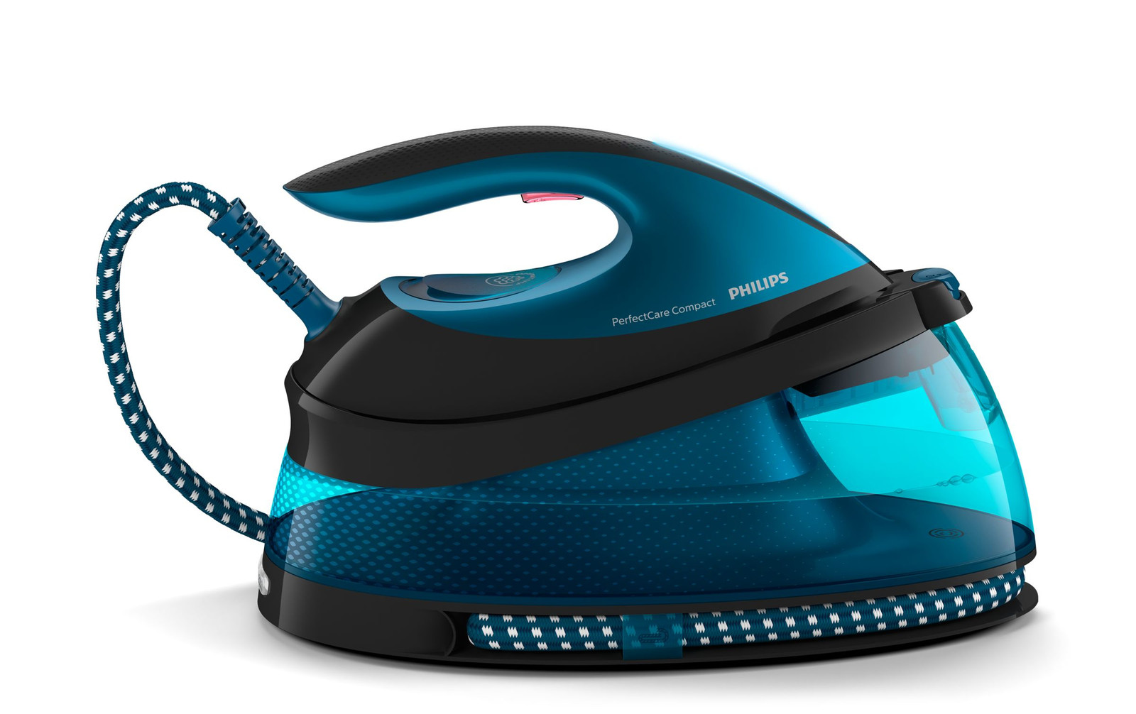 Philips PerfectCare stoomgenerator GC7846/80, blauw, 2400 W, 6,5 bar, 120 g/min, keramische zool