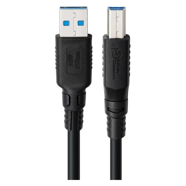 MicroConnect ColorFlex USB 3.2 A-B Gen 1 (1 m, USB 3.2 Gen 1) (USB3.0AB1B-LSZH)