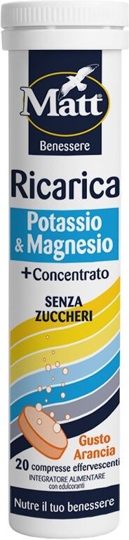 A&D SpA Gruppo Alimentare Diet MATT RICARICA MAGNESIO&P 20CPR