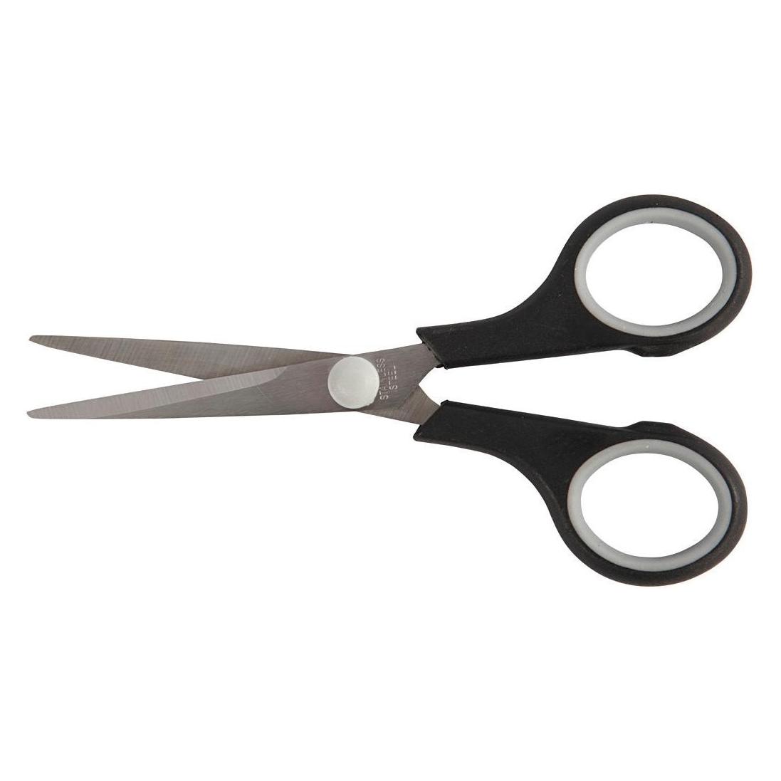 Creativ Company Kinderschere Softgriff 14 cm, Edelstahl, Universal (14 cm) (11197)