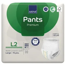 Abena Pants Premium Windelhosen Gr. L2, 1900 ml 6X15 St