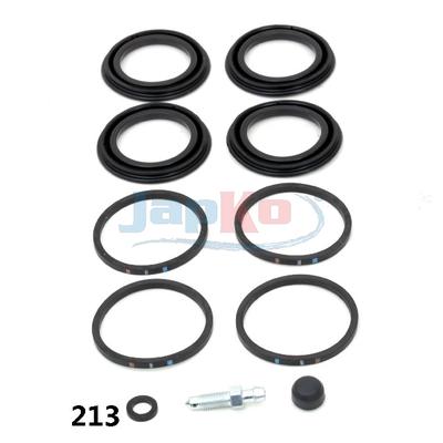 JAPKO Reparatursatz, Bremssattel 120213 Vorderachse für TOYOTA LEXUS