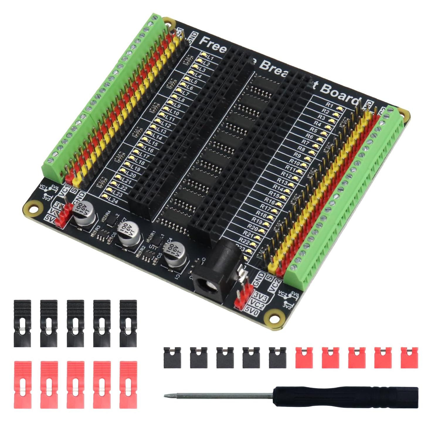 Dripio Breakout-bord voor Arduino Nano, Raspberry Pi Pico en ESP32