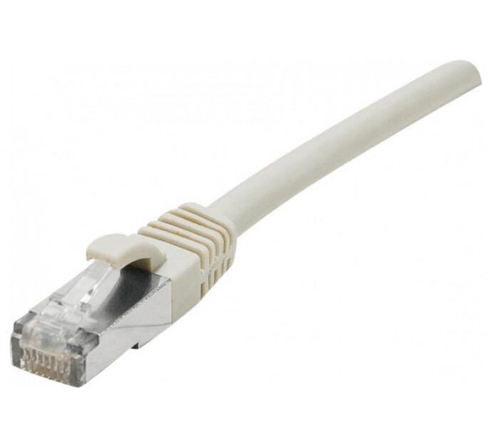 exertisConnect Exertis Connect Patchkabel Cat. 6A, U/UTP, mit Rastnasenschutz, grau, 1,0 m 859451