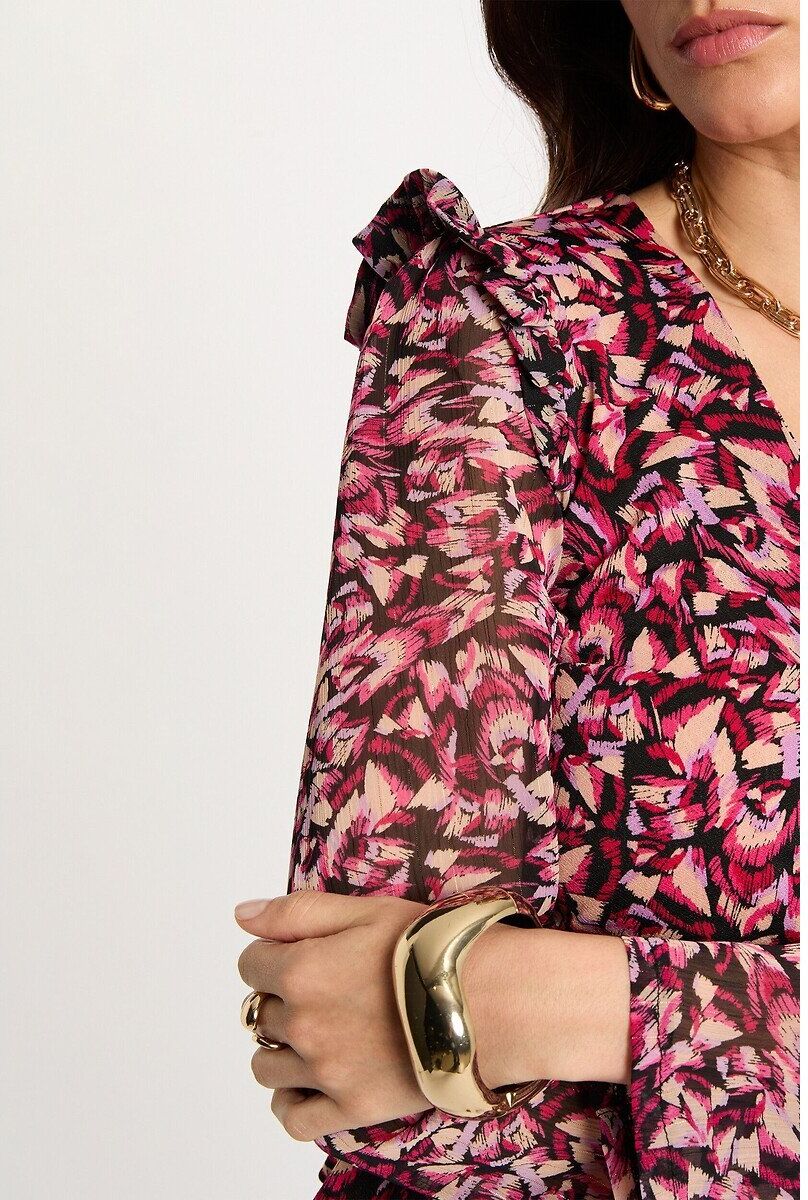 MORGAN Blouse imprimée col V
