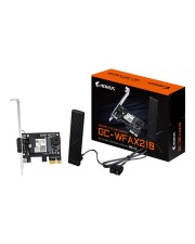 Gigabyte CARTE RESEAU WI-FI INTEL 6E AX210 2400 MBPS TRI-BANDE 2.4 GHZ/5 GHZ/6 GHZ BLUETOOTH 5.2 WIFI EZ-PLUG (GC-WFAX210)