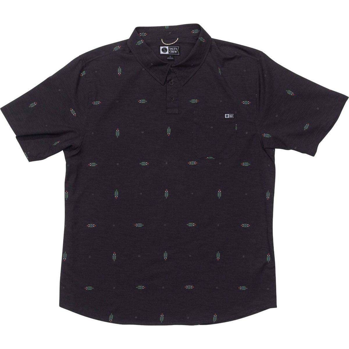 Salty Crew Breezer Perf Polo black (BLK) XXL 21035160-BLK-XXL