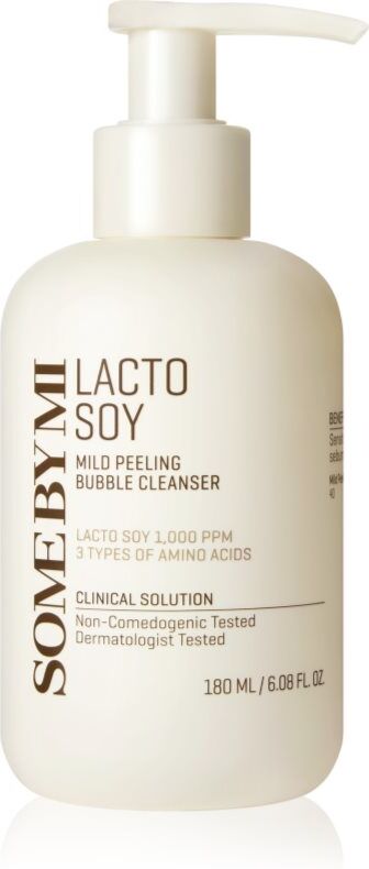 Some By Mi Lacto Soy Mild Bubble Peeling Cleanser sanftes Reinigungs-Peeling für empfindliche Haut 180 ml