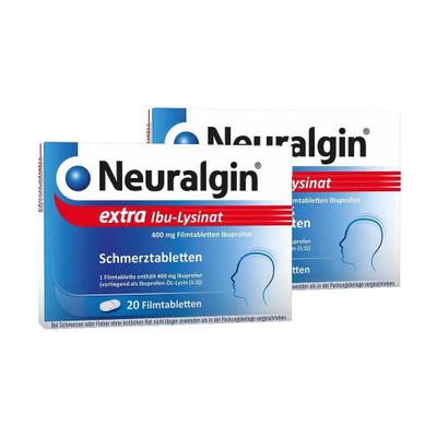 Neuralgin extra Ibu-Lysinat Filmtabletten Doppelpack 2x20 St