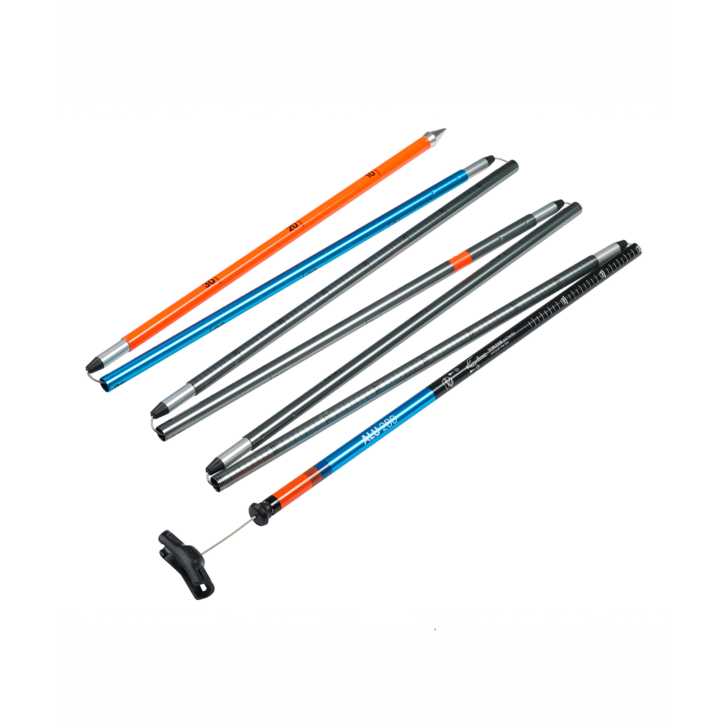 Ortovox Probe Alu 280 Lawinensonde Sonde grau Größe 280cm Trekking