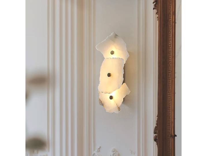 Espagne marbre mur LED lampe pour chambre tête de lit moderne salon fond mur escalier Art Design décoration applique murale