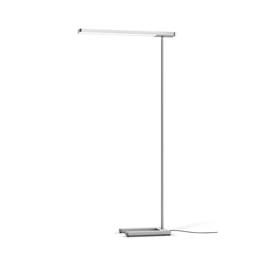Serien Lighting LED-Bürofluter Slice² Floor chrom 3000K SL2001 4260458629284