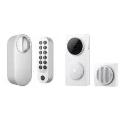 Aqara, Zutrittskontrolle, Smart Lock U200 + Doorbell Camera Hub G410 (weiss)