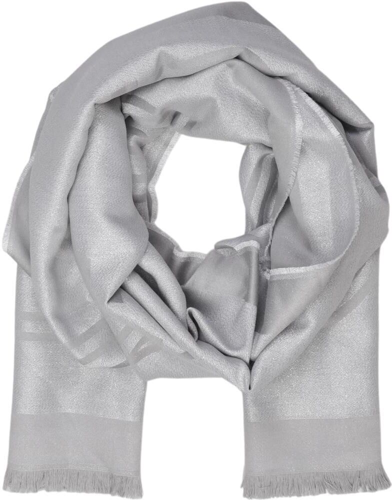 Calvin Klein Damen Schal oder Tuch, Silber, Synthetik - Second Hand