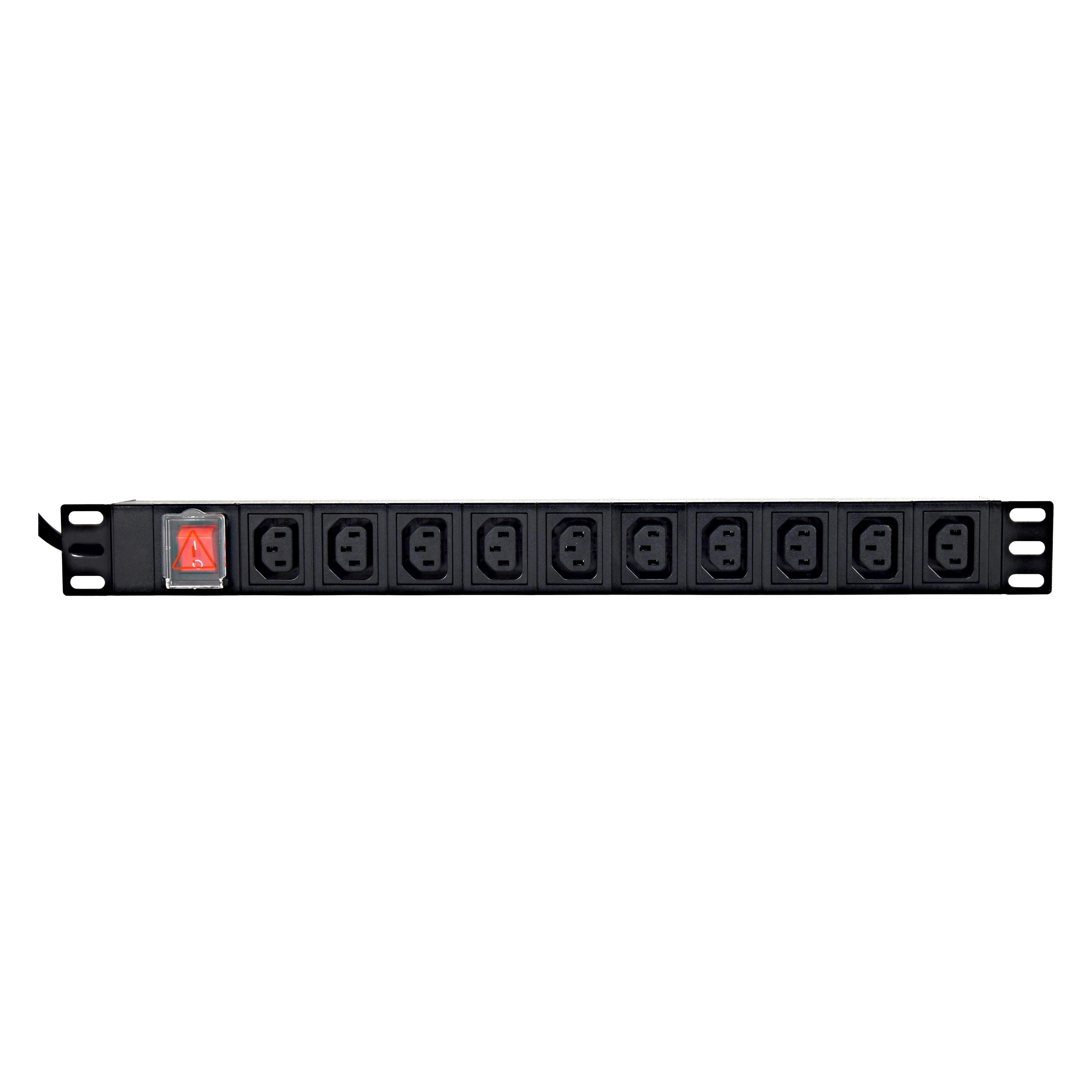Gembird Listwa RACK 10 gniazd C13 1U 2m (EG-PDU-10C132C19)