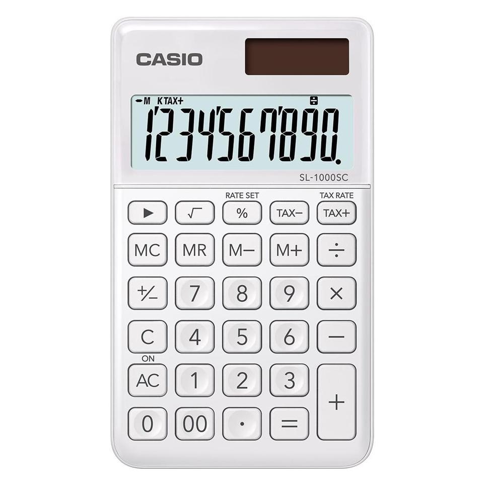 Casio Sl-1000sc (Batteriebetrieb, Solarenergie) (SL-1000SC-WE)