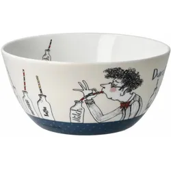 Goebel Schale Barbara Freundlieb - Männer haben auch Gefühle, Fine Bone China, Bunt, 15 cm, 27001231, Schüssel + Schale, Mehrfarbig