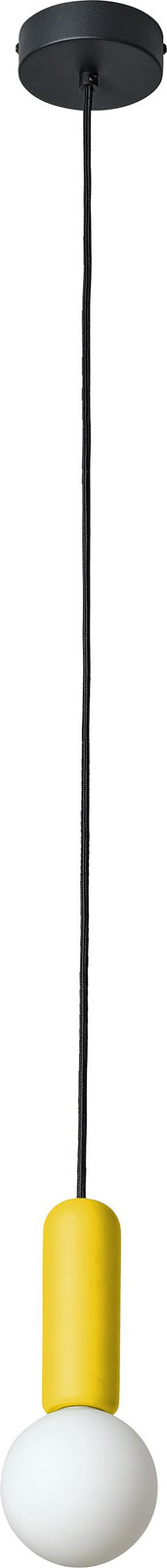 Osram Decor Concrete Mic pendellamp G9, geel, beton en metaal
