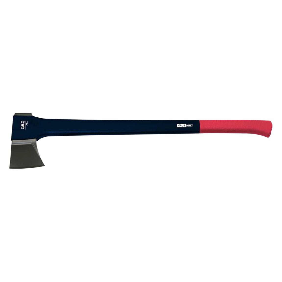 Haushalt Axt HH-427E, 710 mm, 1,5 kg, blau, Kopf aus rostfreiem Stahl, mit rutschfesten gummierten (B0BGS7NKWQ)