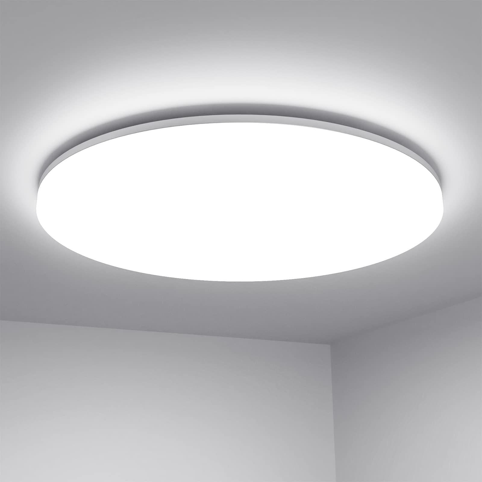 Lepro LED plafondlamp 24W, IP54 waterdicht, koelwit 5000K, 2400LM, rond, Ø28cm