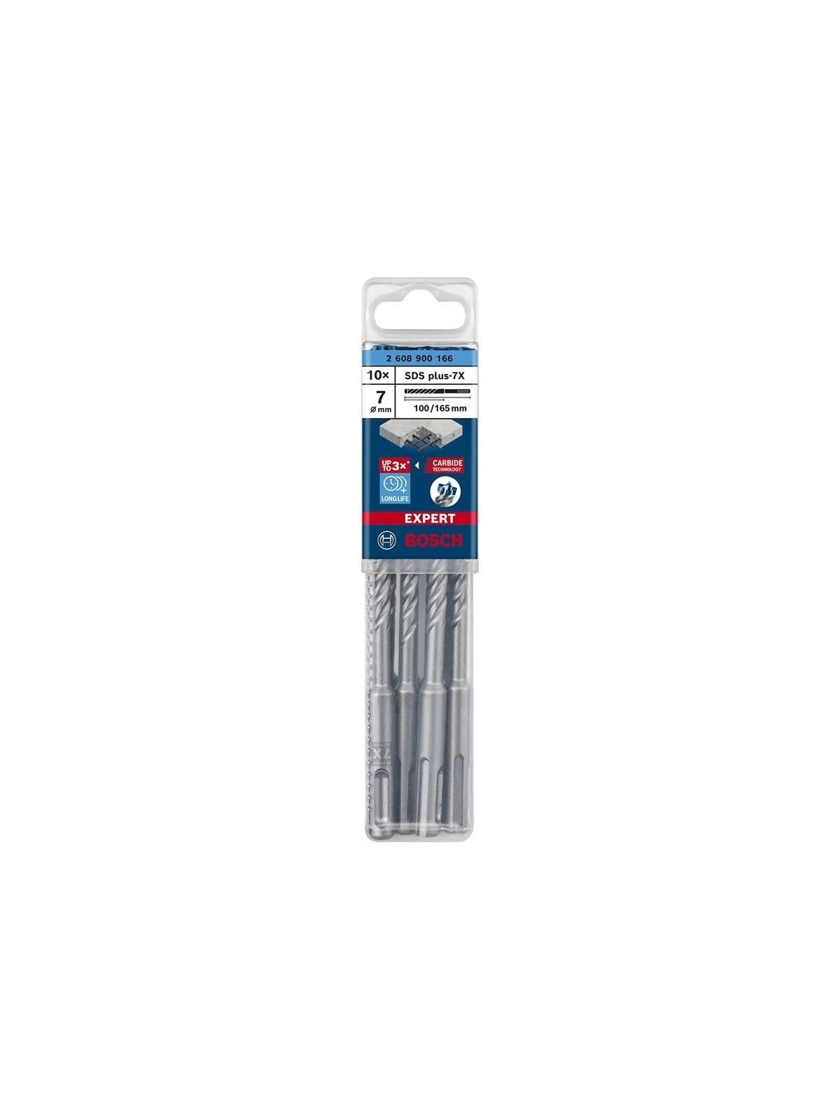 Bosch Expert SDS-plus-7X Drill Bit 7 mm 10pcs