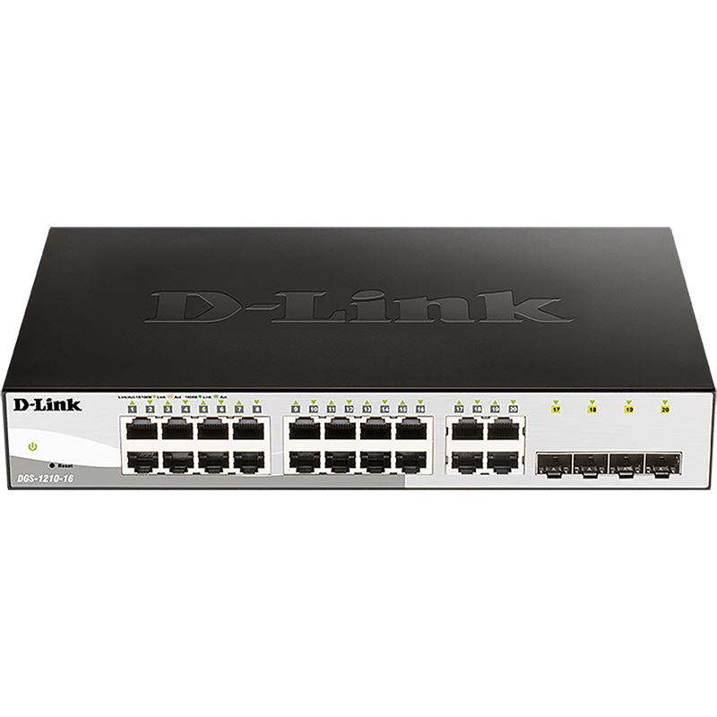 D-Link DGS-1210-20/E 20Port Layer2 Smart Managed Gi